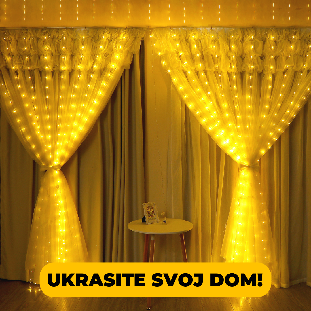 LED Zavesa - Lampice 3x3m