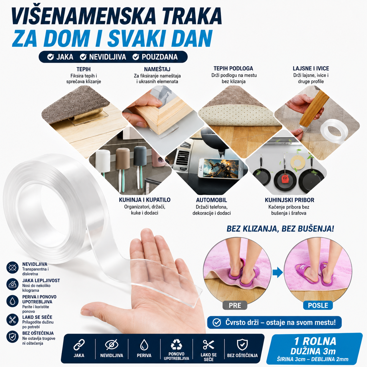 grip dvostrana traka
