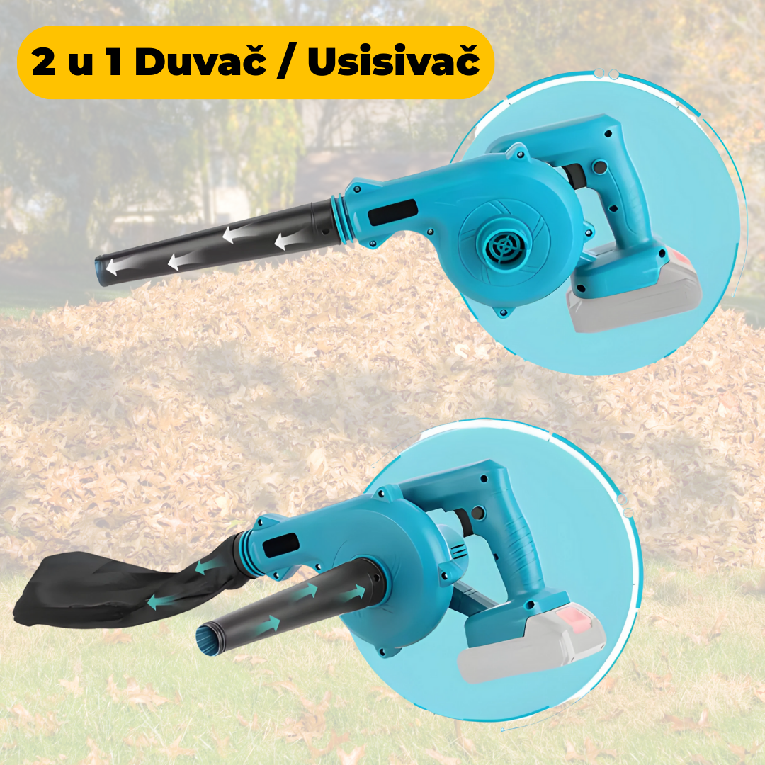 2u1 Duvaljka i Usisivač sa dve baterije