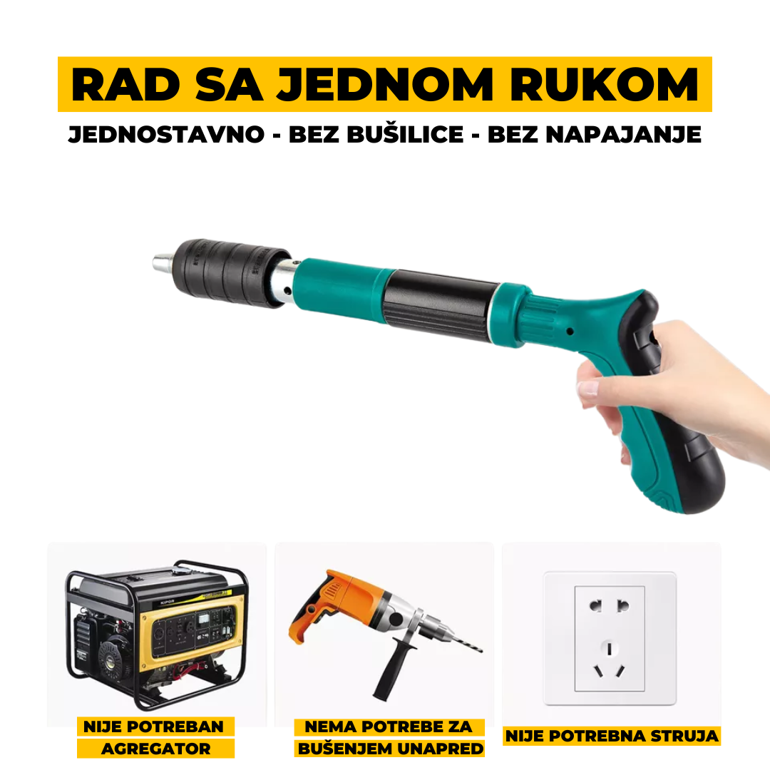 Pištolj za eksere + 100 eksera gratis (PRO Model)