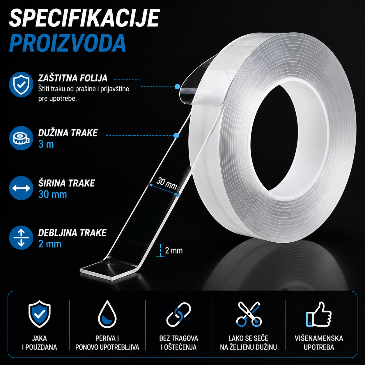 grip dvostrana traka