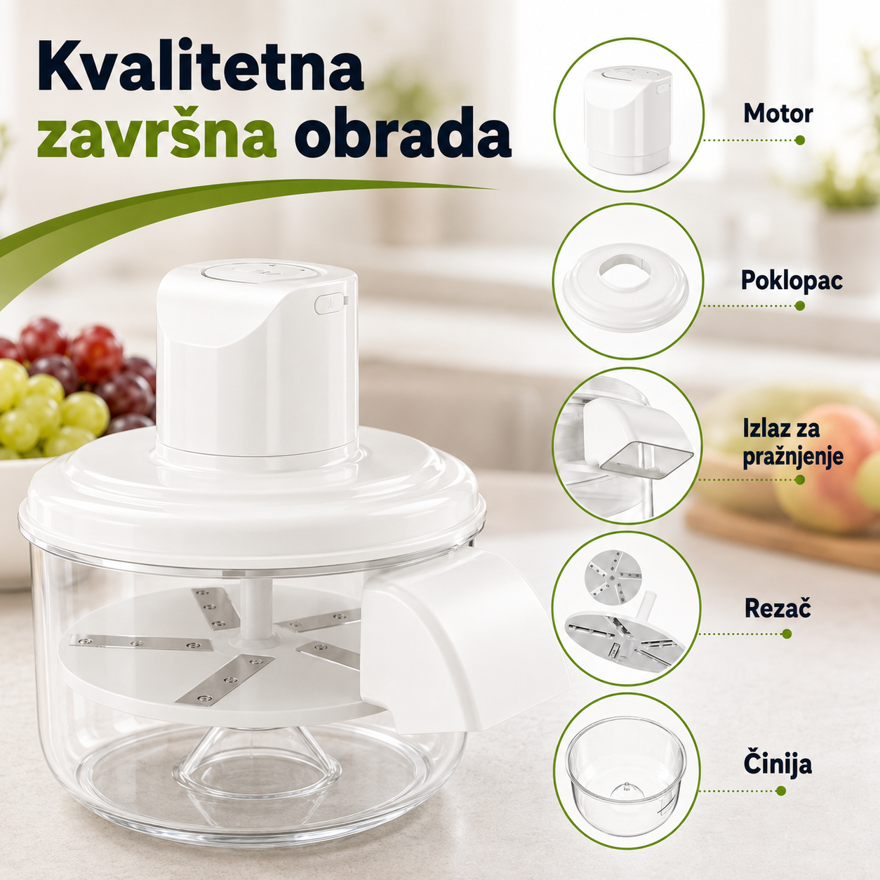 AUTOMATSKA ELEKTRIČNA LJUŠTILICA ZA VOĆE I POVRĆE