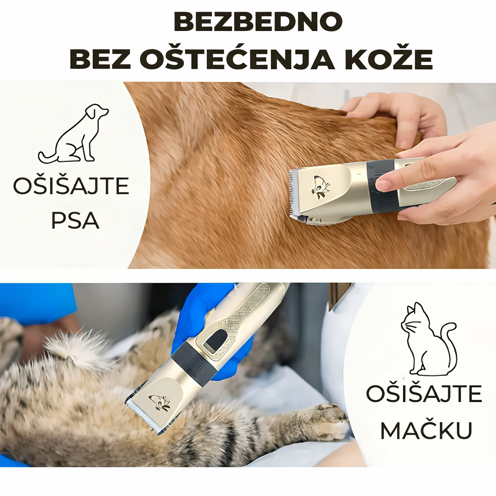 Mašinica za kućno šišanje ljubimaca - sve u jednom