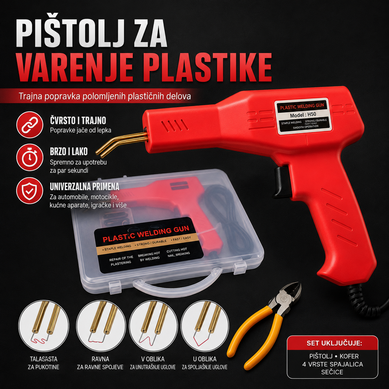 PIŠTOLJ ZA VARENJE PLASTIKE