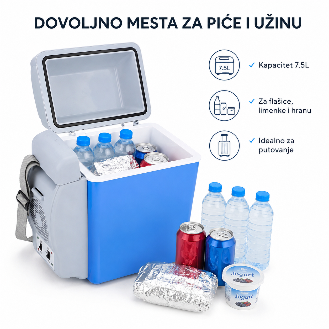 2u1 Prenosivi Auto Frižider 7.5L