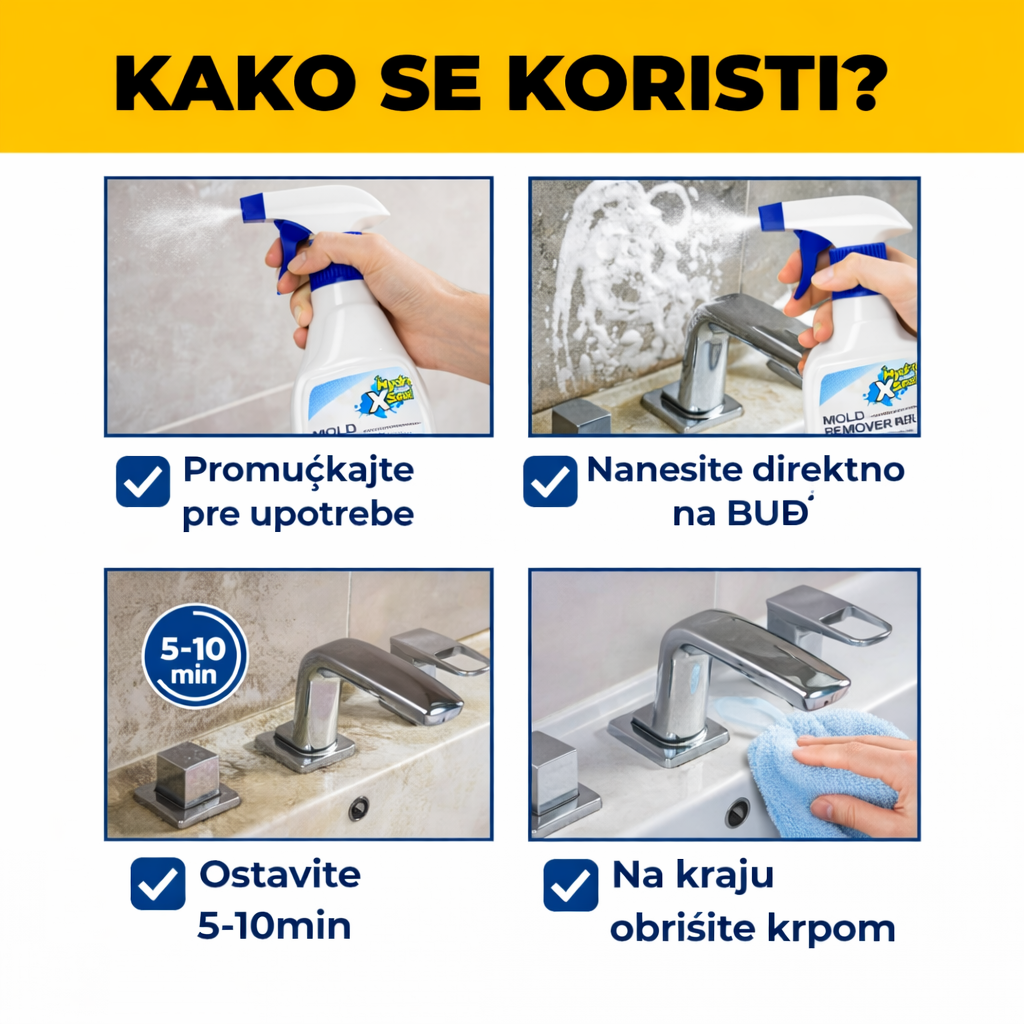 Sprej za uklanjanje buđi 500ml