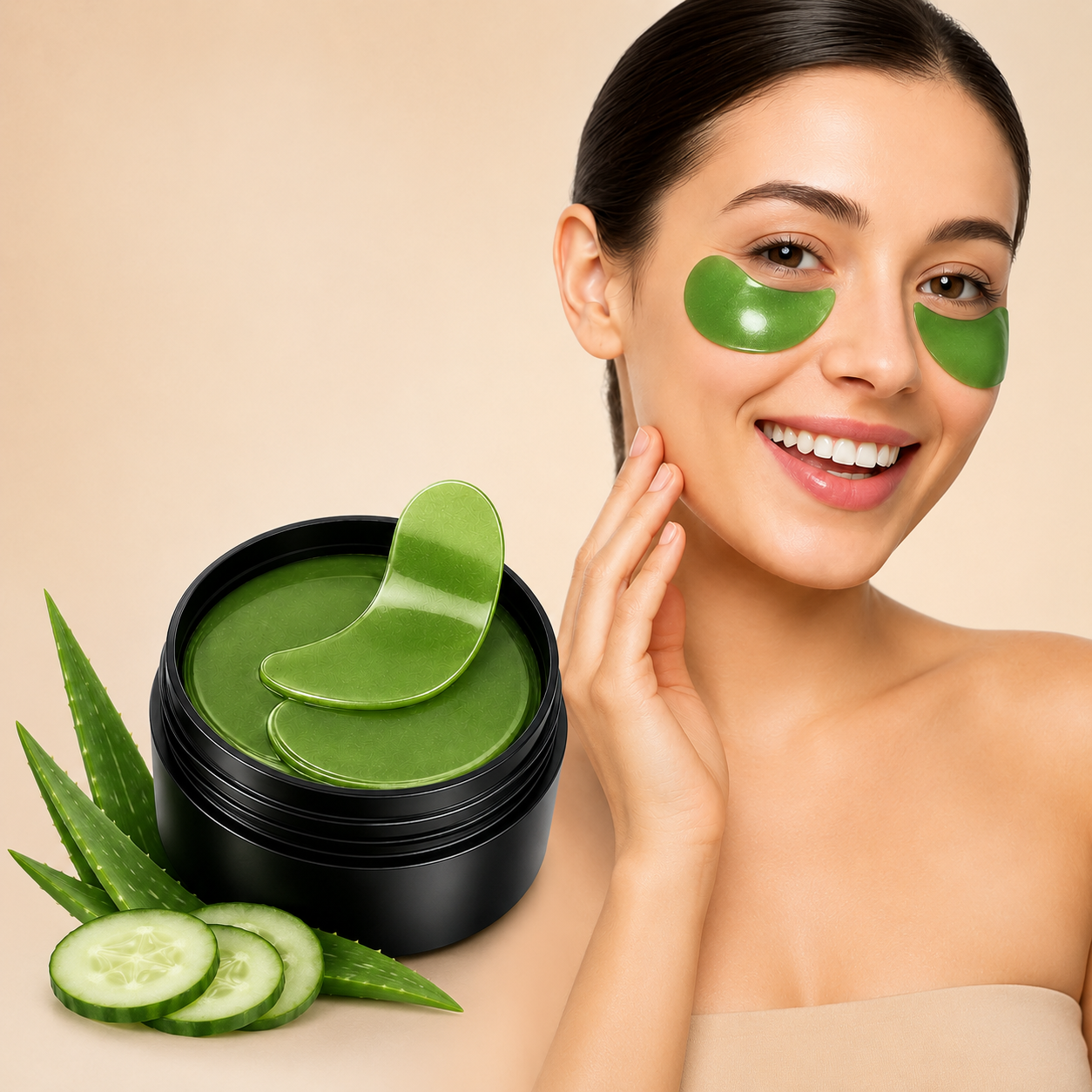 Aloe vera maska za zatezanje očiju