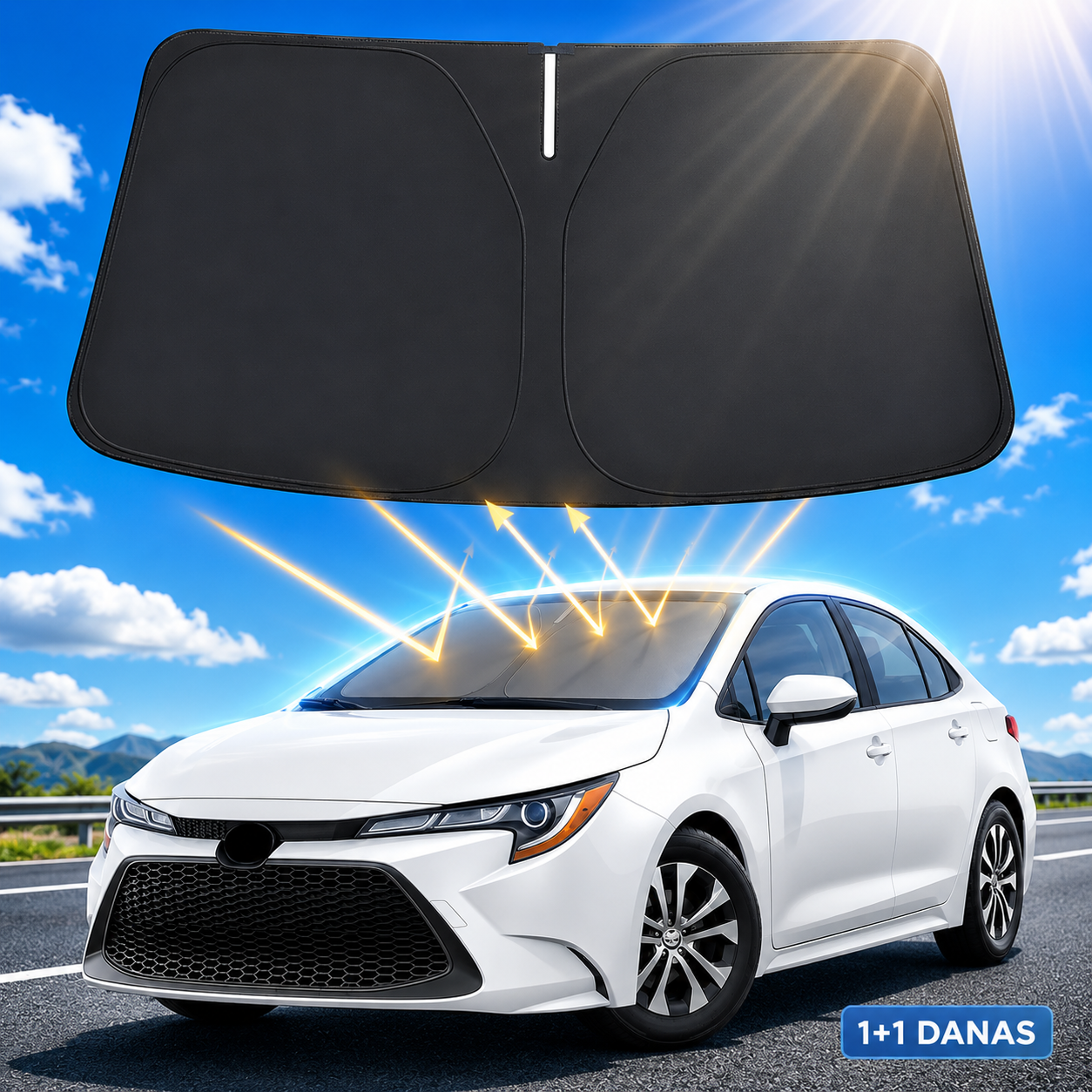 Zaštita od sunca za auto 1+1 GRATIS