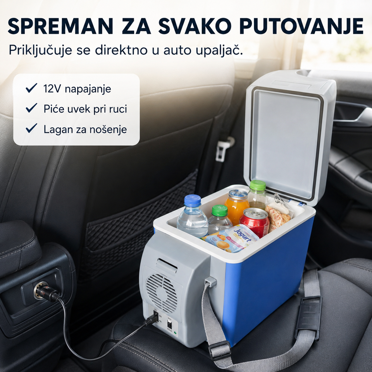 2u1 Prenosivi Auto Frižider 7.5L
