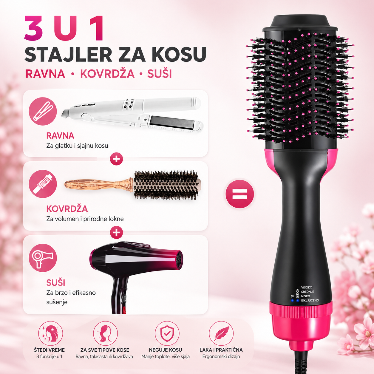 2-u-1 Četka za Feniranje