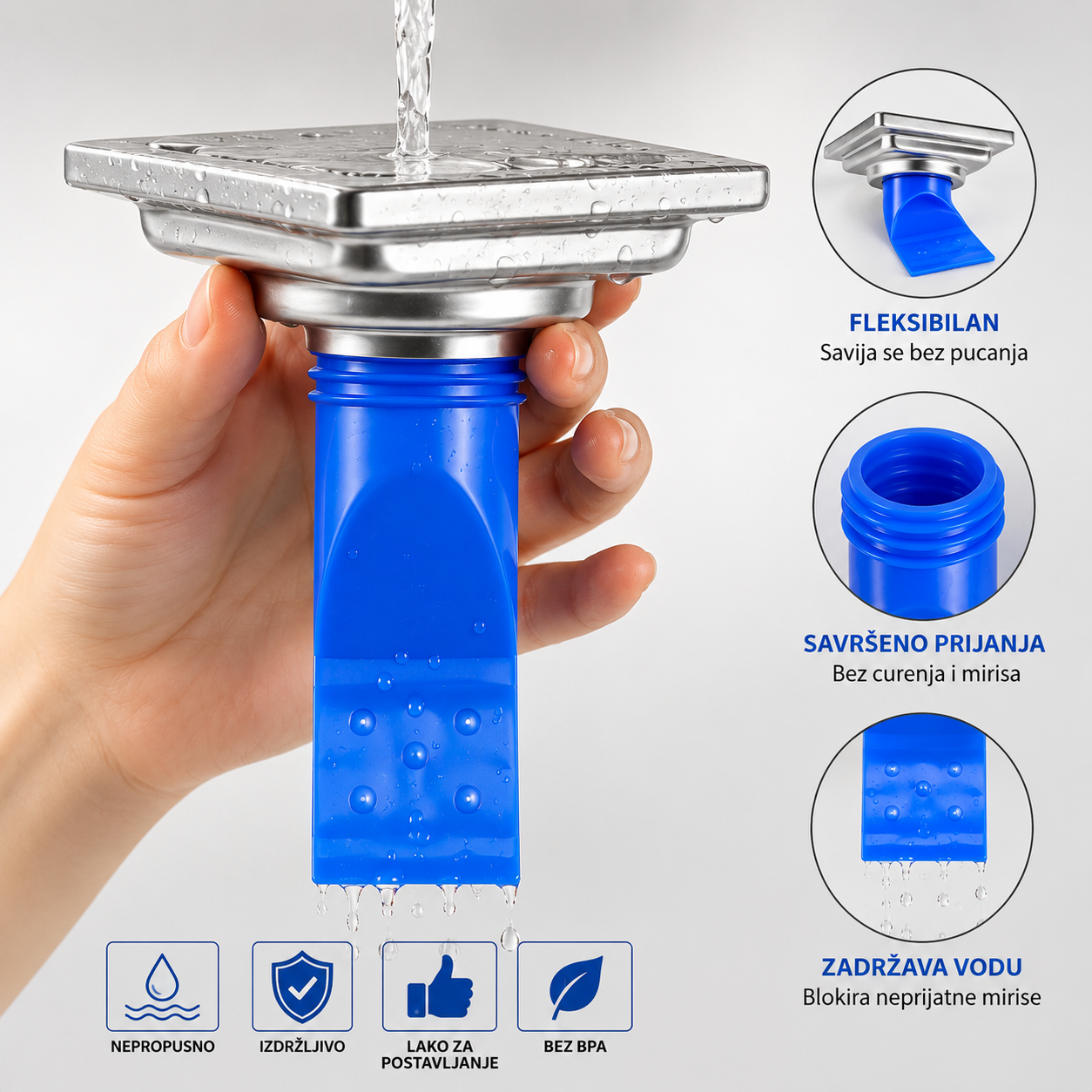 Filter protiv neprijatnih mirisa iz odvoda 4+4 GRATIS