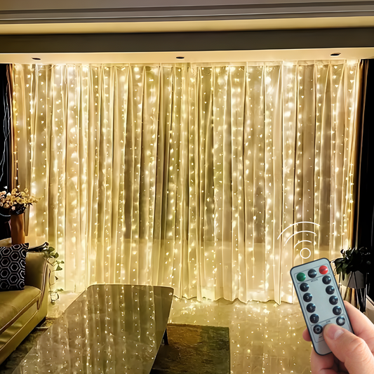 LED Zavesa Lux - Lampice 3x3m