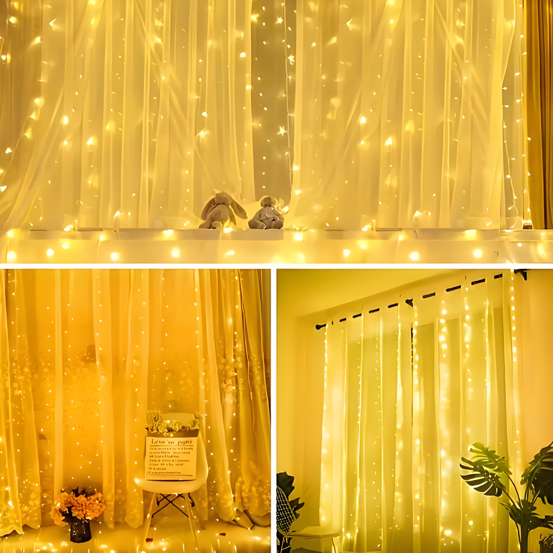 LED Zavesa Lux - Lampice 3x3m