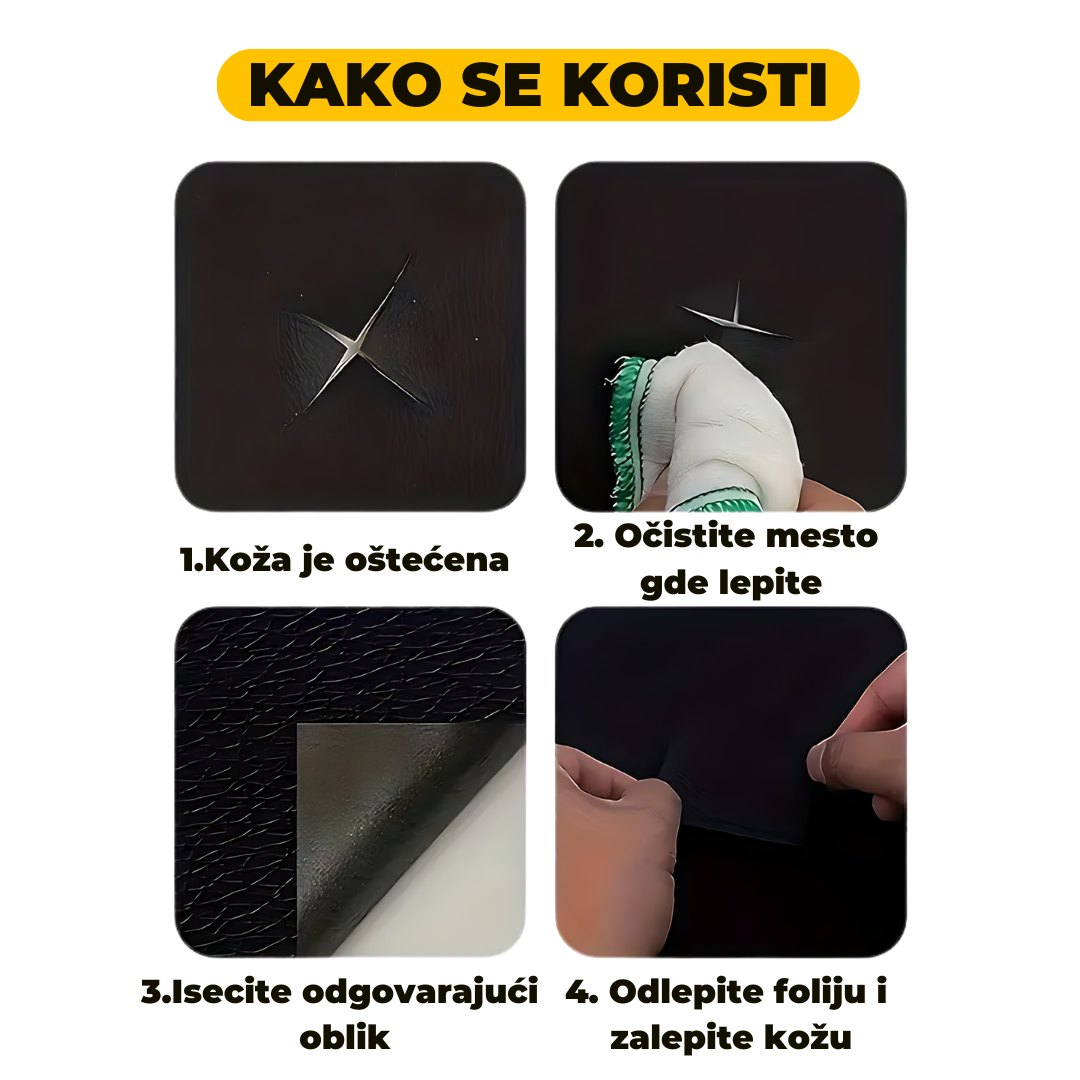 Samolepljivo platno - popravka kože